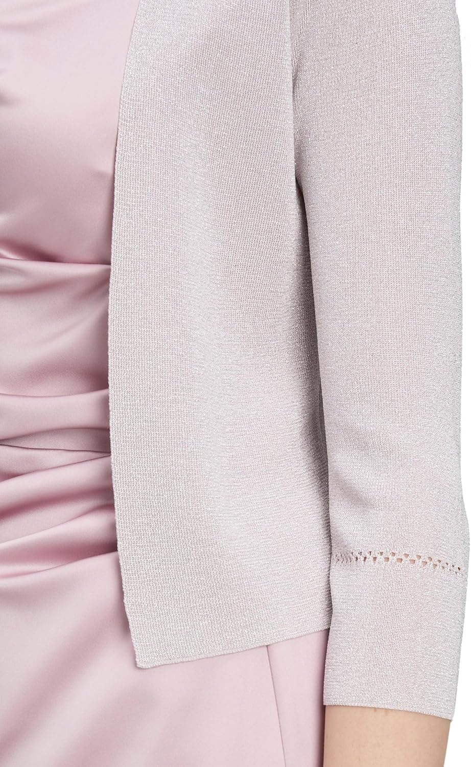 Vera Mont Damen Strickbolero ohne Verschluss S Grau, S Grau
