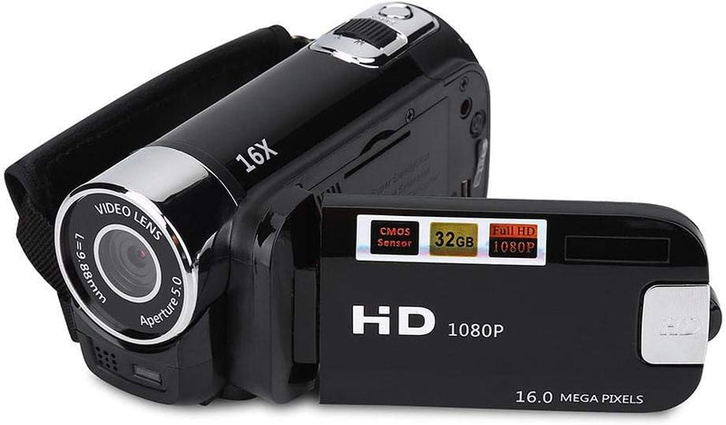 Topiky HD Digital Video Camera Camcorder,Tragbarer Vlogging Kamera Recorder 1080P 16MP 2,7 Zoll 270