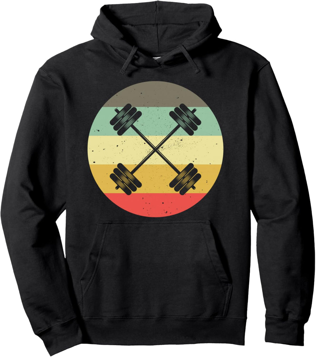 Retro Kraftdreikampf Powerlifting - Vintage Powerlifter Pullover Hoodie
