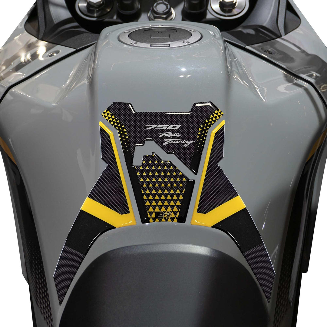 LABELBIKE 3D Aufkleber Motorrad Tankpad kompatibel mit Honda | Transalp 2025, Harzschutz, Kratzfest,