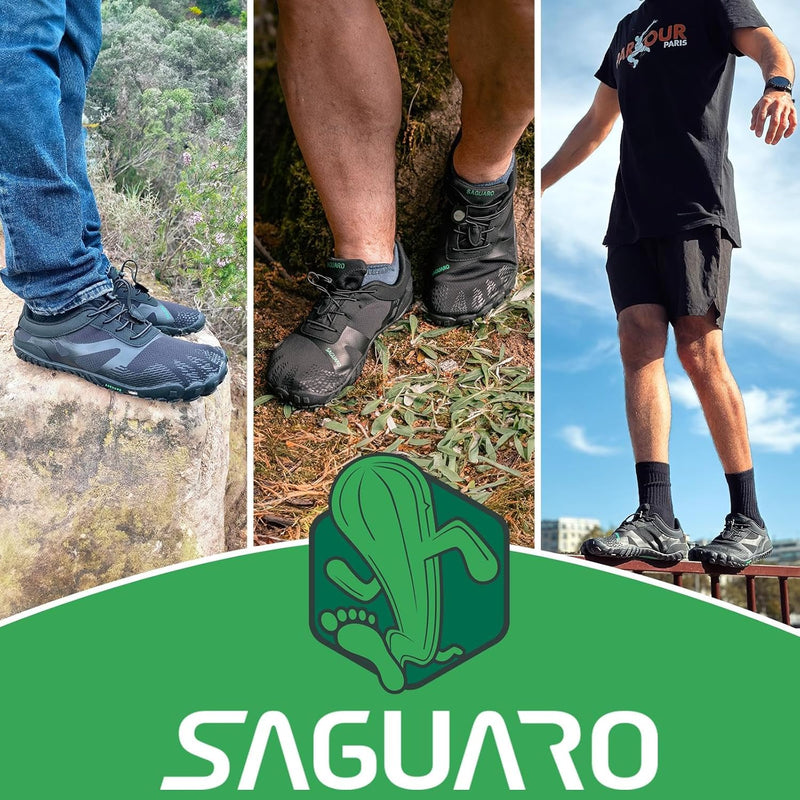 SAGUARO Unisex Minimalistische Barfussschuhe Traillaufschuhe Atmungsaktiv Schnell Trocknend Badeschu