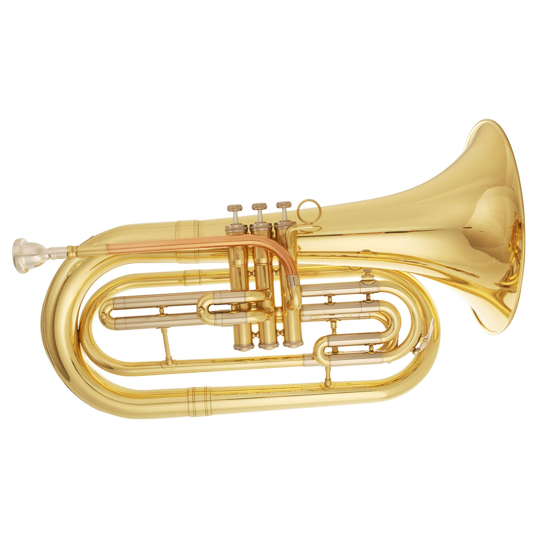 Tuyama® TMB-177 Marching Bariton/Basstrompete in B (Messing, enge Bohrung)