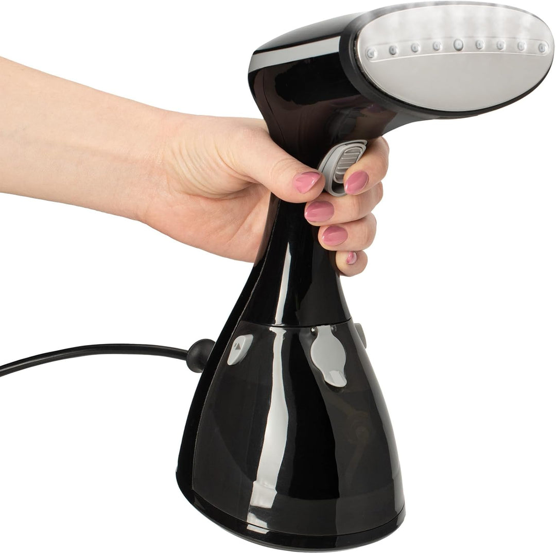 Prym Steamer 1200W Dampglätter mit Keramiksohle & Textilbürste – Handdampfbügler, schnelles Aufheize