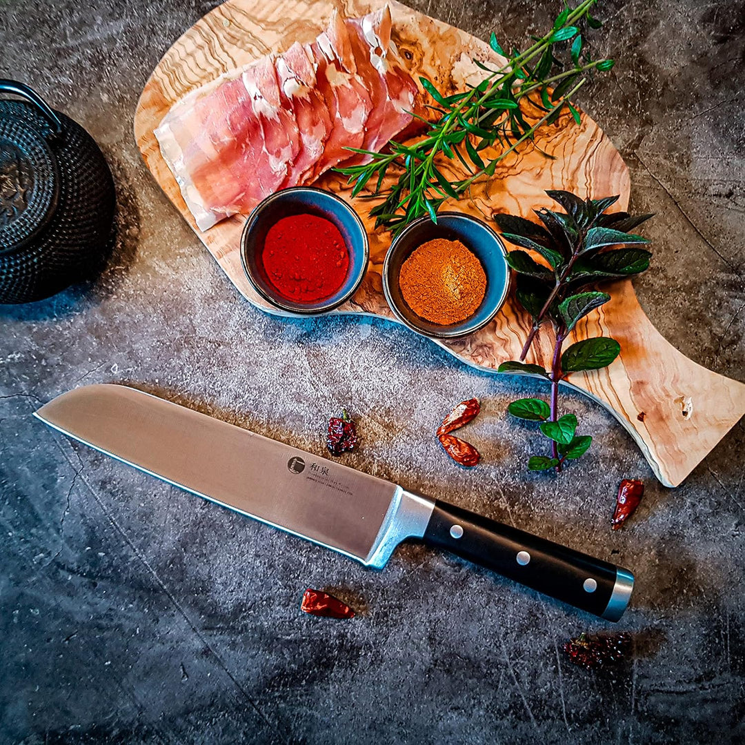 "Professional Chefmesser" Serie (Izumi Ichiago Santokumesser), Kochmesser, Küchenmesser set, Kochmes