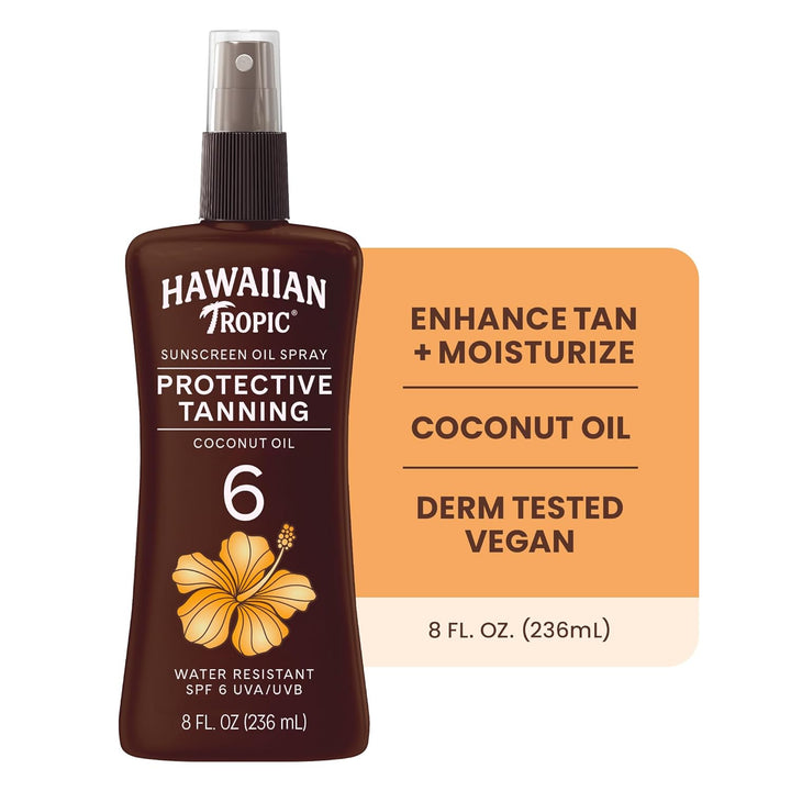 Hawaiian Tropic Dark Tanning Oil SPF#6 Pump (Körpersonnenschutz)