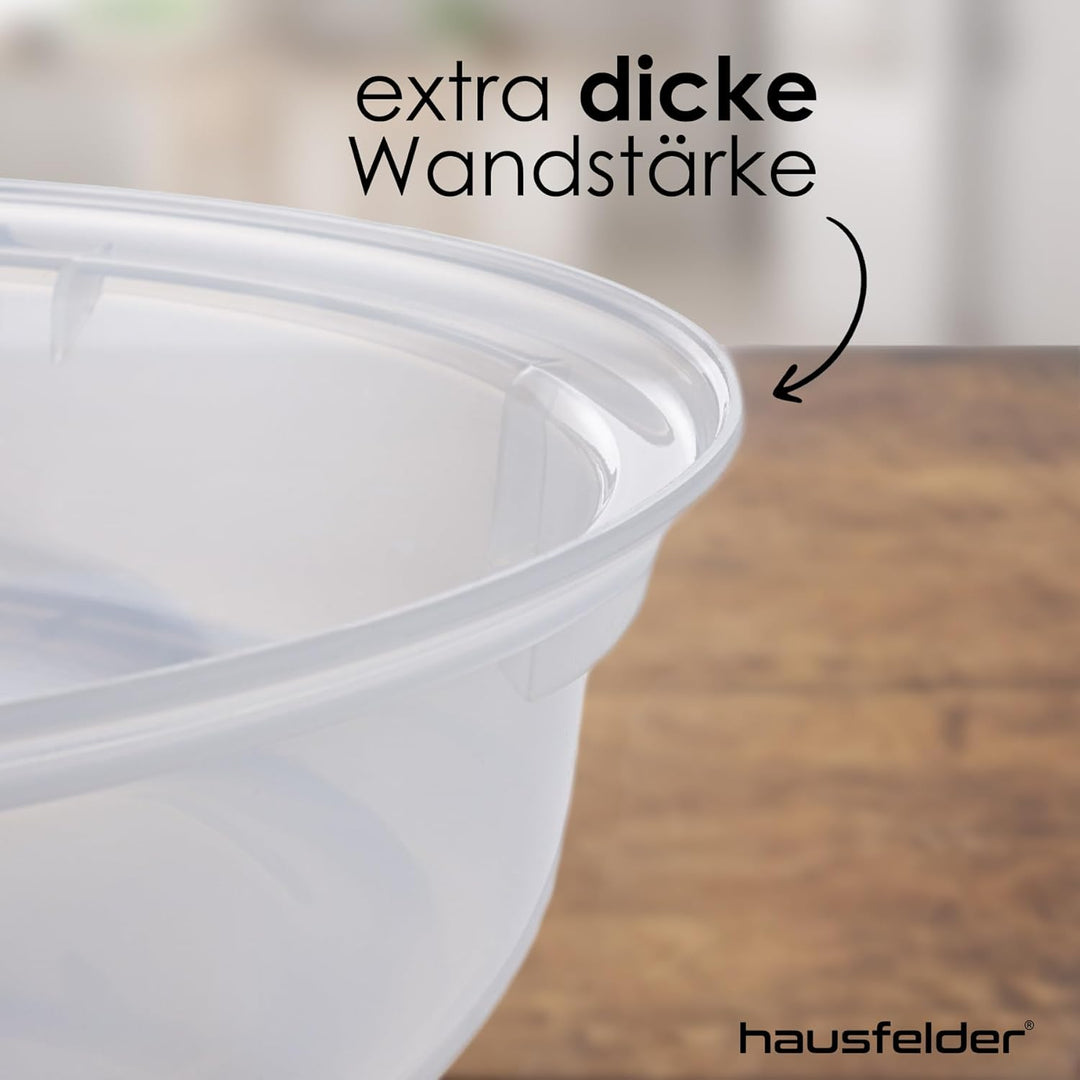 Hausfelder Mikrowellen Abdeckung - 2er Set Standard Mikrowellenhaube ø26,5x6cm - Abdeckhaube Mikrowe