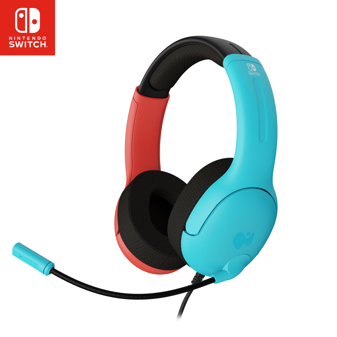 PDP Gaming LVL40 Stereo Kopfhörer mit Mic für Nintendo Switch - PC, iPad, Mac, Laptop Compatible - N