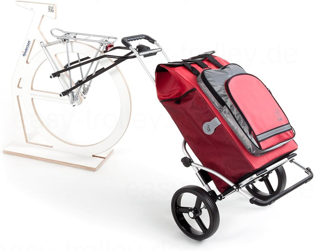 Andersen Shopper Kupplung BigEasy (R1) am Fahrrad Rahmen | mit Schloss