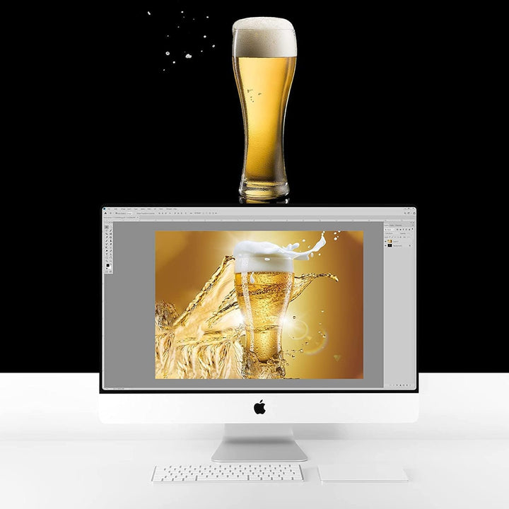 Fotografie-Hintergrund 3 x 3,6 M, Foto Hintergrund aus 100% Polyester mit 4 grosse Studio Klemmen &