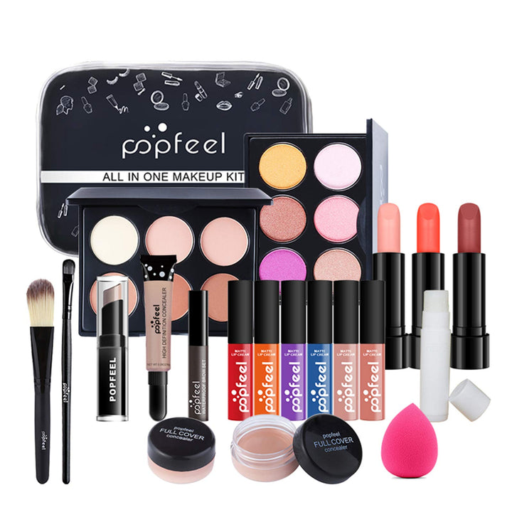 BrilliantDay 20 Stück Mehrzweck Make-up-Set All-in-One Make-up-Geschenkset Kosmetik-Palette Starter