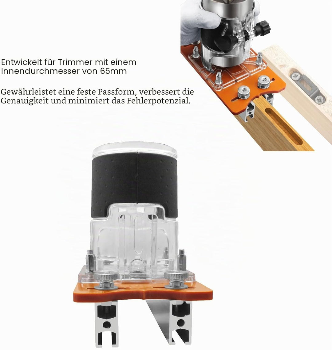 Holzschneider-Fräsbasis, 2-in-1-kompakte Holz-Palmenfräse-Basis, Holzschneider-Fräse für Schrankmöbe