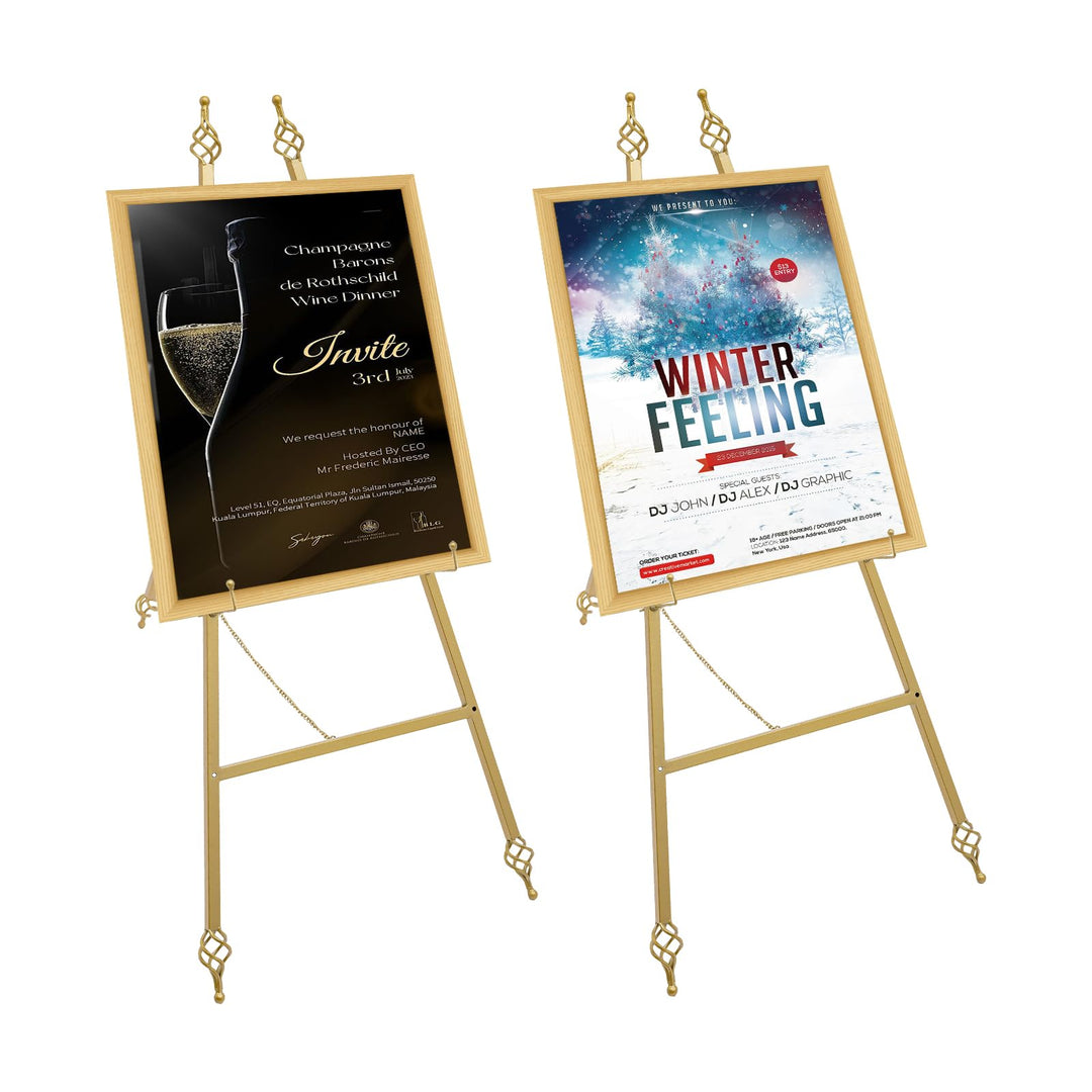 MINRS 2 Stück Künstler Staffelei Stand, Verstellbares Stativ Tisch Kunst Leinwand Malerei Display St