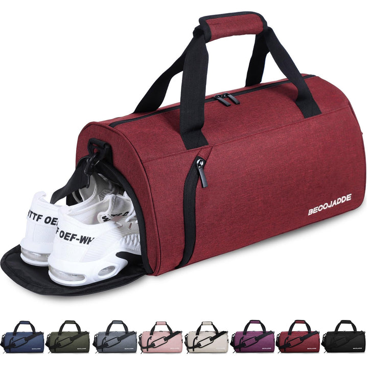 Sporttaschen für Damen und Herren, 25L Reisetasche Duffel Bag Übernachtungstasche mit Schuhfach &amp; Na