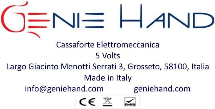 Genie Hand – Zeitschloss Tresor, Anti-Raub, Verzögerte Eröffnung – B-Klasse-Schloss – Anti-Bounce-Te