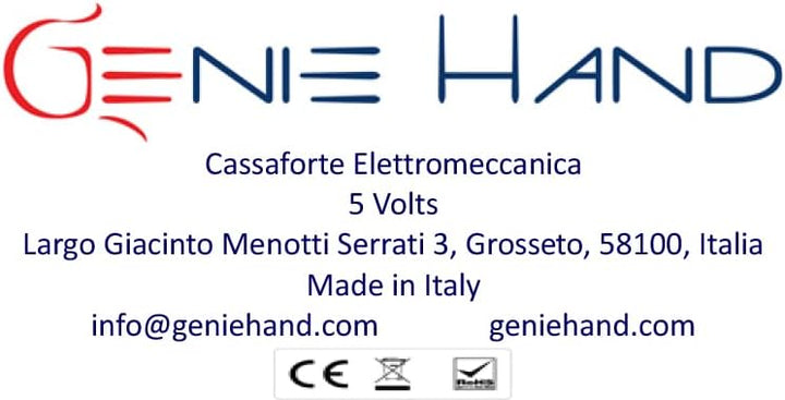 Genie Hand – Zeitschloss Tresor, Anti-Raub, Verzögerte Eröffnung – B-Klasse-Schloss – Anti-Bounce-Te