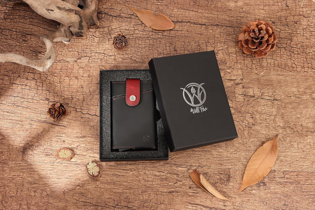 Will Fire® Essential | Slim Wallet | Kartenetui für bis zu 10 Karten | Kreditkartenetui | Cardholder