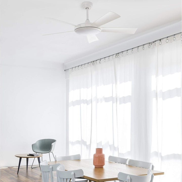 FARO BARCELONA SAONA 33803 LED Deckenventilator weiss mit Gleichstrommotor