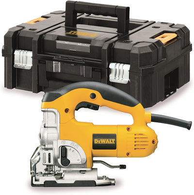 DeWalt DW331KT-QS Stichsaege Buegelgriff 701 Watt in TSTAK, W, 230 V, Schwarz, Gelb