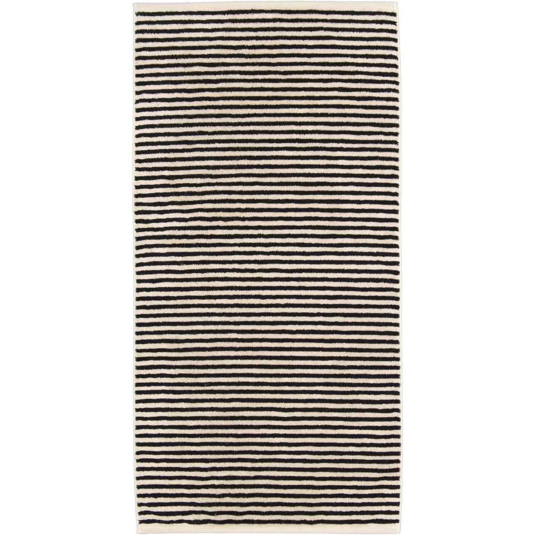 CAWÖ Home Handtücher Natural Streifen 6216 Natur-schwarz - 39 Duschtuch 80x150 cm, Duschtuch 80x150