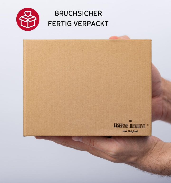 personalisierte Geschenke Mann Frau - Handgemacht - Eiserne Reserve Black Edition Rohling L leer inc