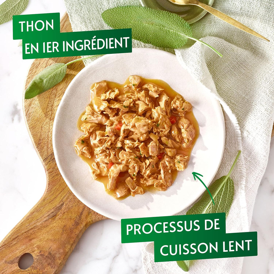 GOURMET - Mini-Beutelstücke Thunfisch Füllung Tomaten & Reis – 85 g – 24 Stück Thunfisch 85.00 g (24