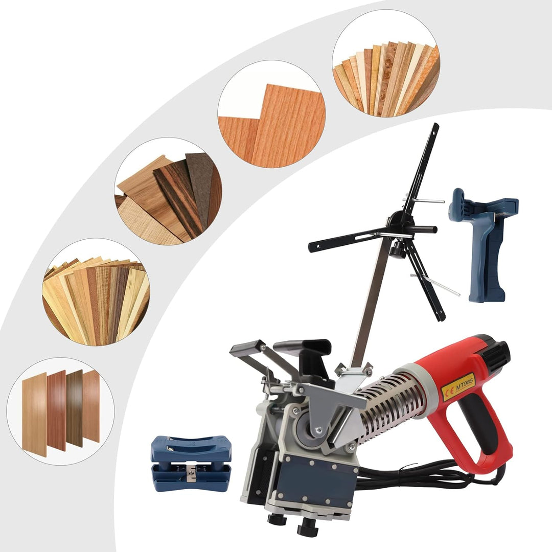 2000W Holzmann Mobiles Kantenanleimgerät Kantenanleimer Kantenanleimmaschine,Holzbearbeitungs-Kanten