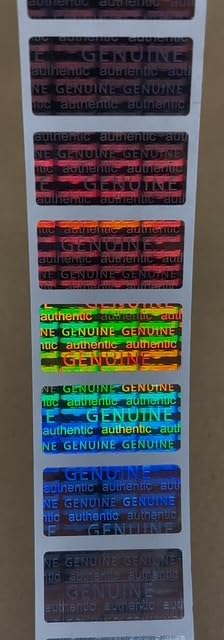 Hologramm VOID Sicherheitsetiketten"Sicherheitsetikett" auf Rolle - 30 x 15 mm - 1000 Stück (Weiss),