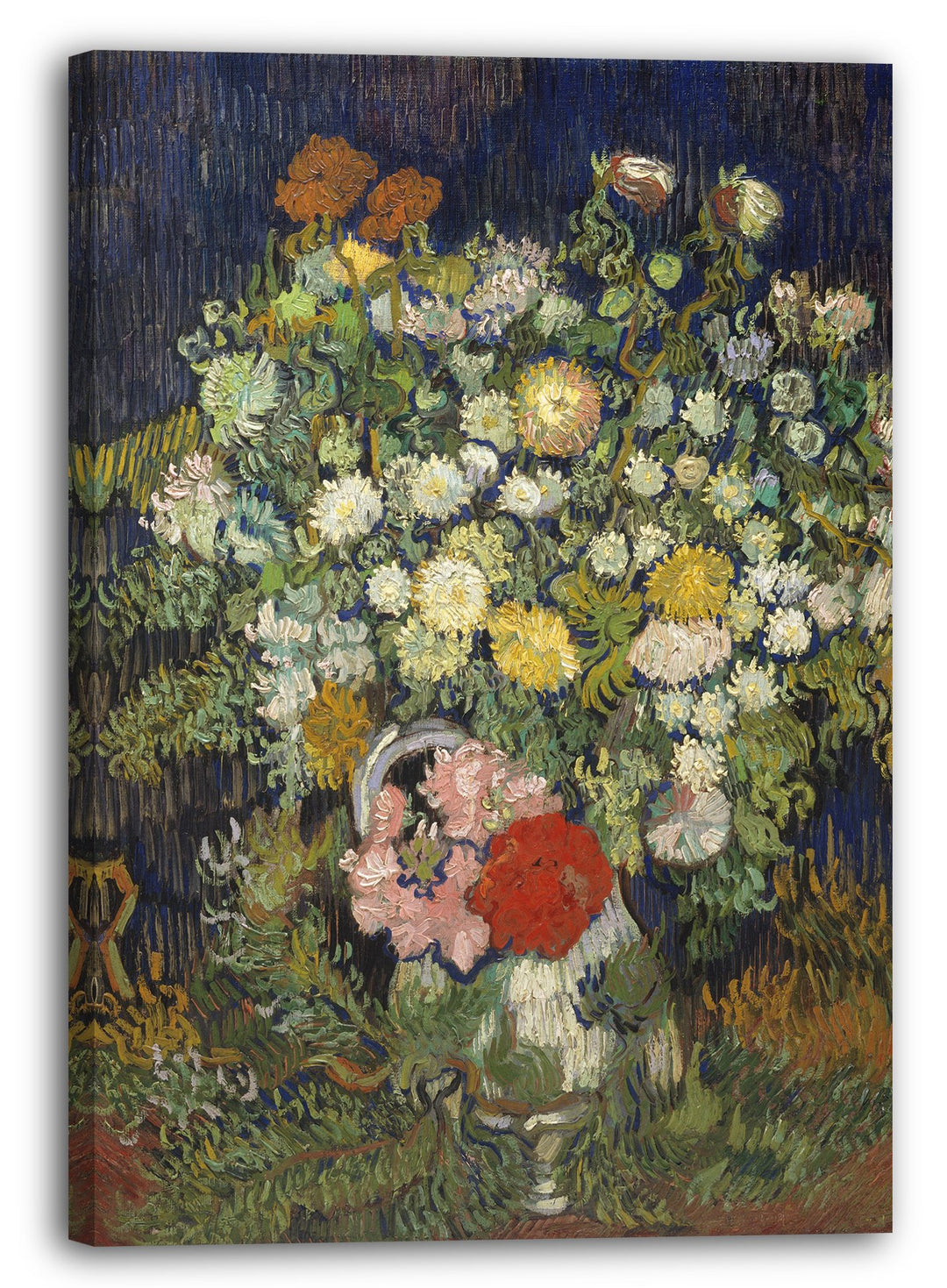 Printed Paintings Leinwand (60x80cm): Vincent Van Gogh - Blumenstrauss in Einer Vase 60x80 cm, 60x80
