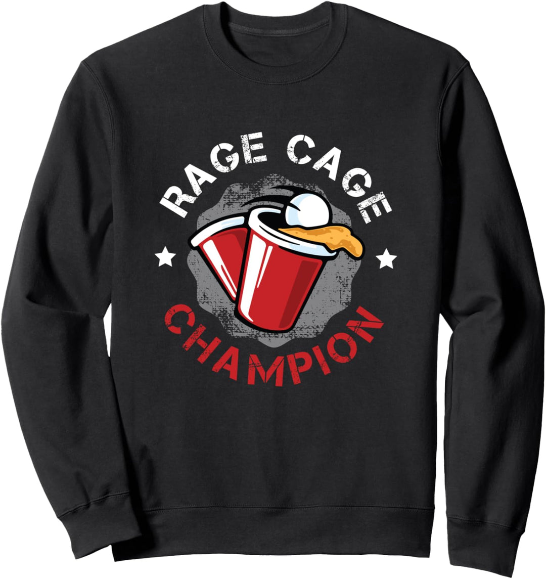Rage Cage Bier Trinkspiel Lustiges Festival Sweatshirt