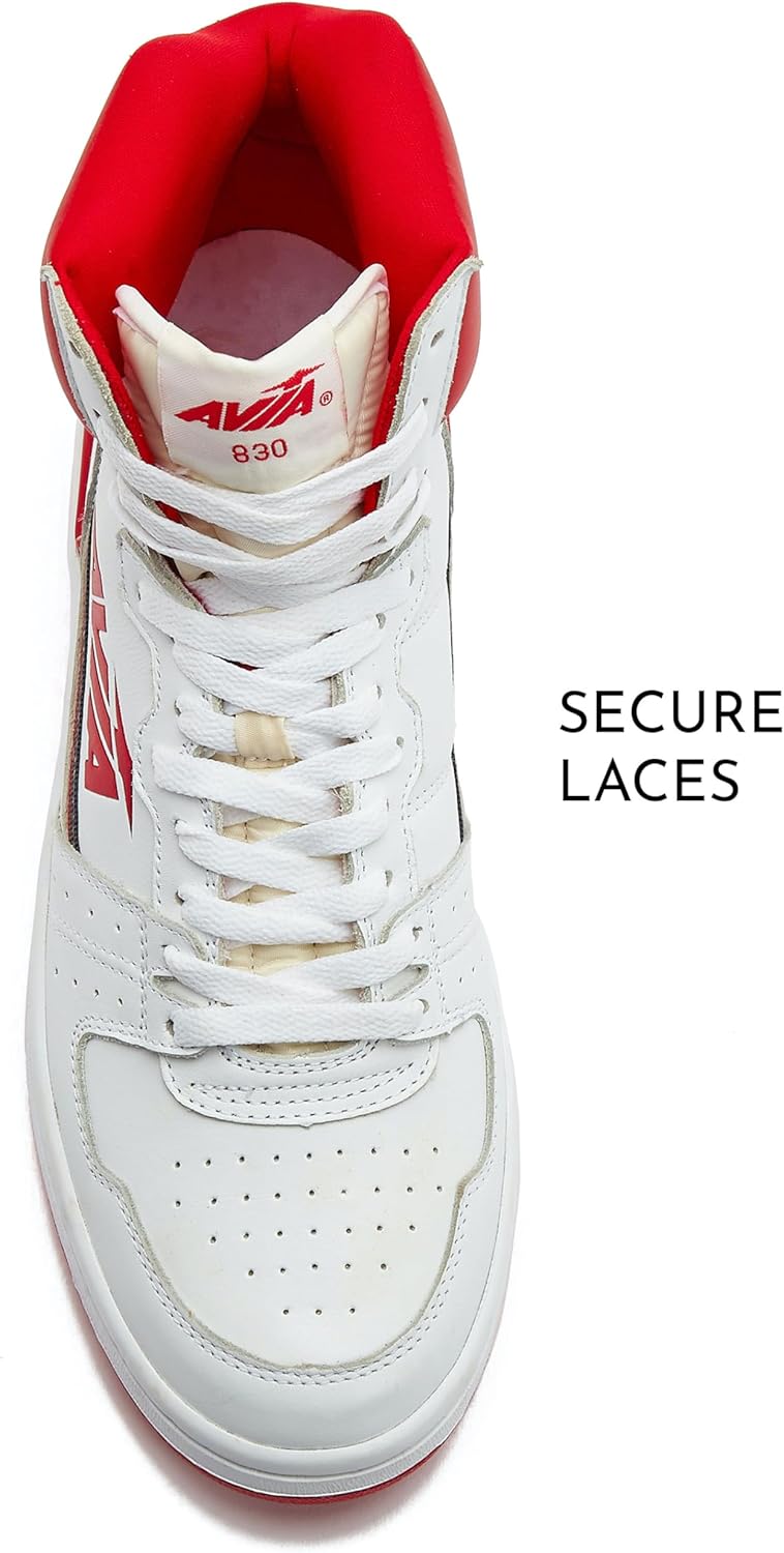 Avia 830 Basketballschuhe für Herren, Retro, High-Top-Sneaker, für drinnen oder draussen, Strasse od