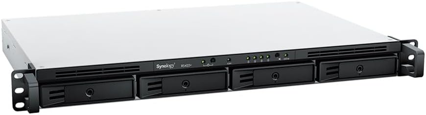 Synology RackStation RS422+ NAS/Storage Server Rack (1U) Ethernet LAN Black R1600
