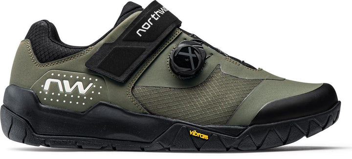 Northwave Overland Plus MTB Schuhe, Fahrradschuhe Mountainbike 37 EU Grün, 37 EU Grün