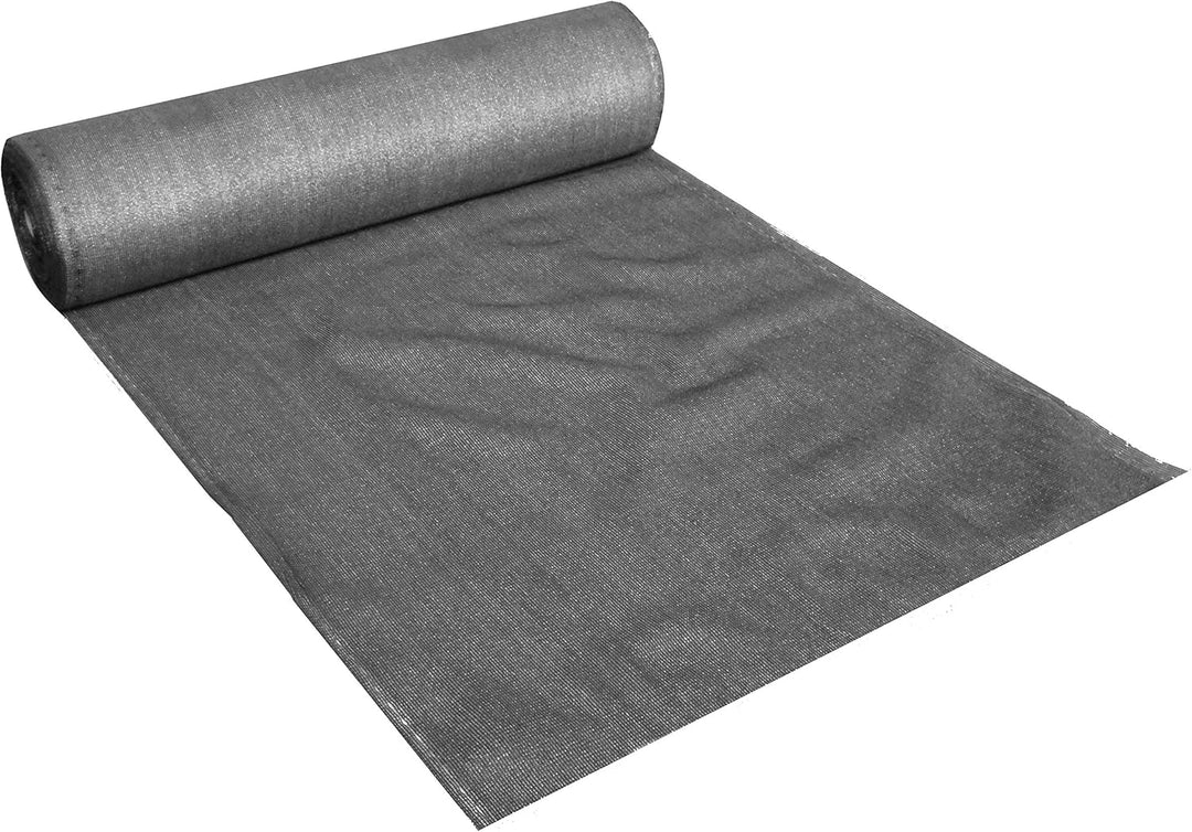EXCOLO Schattiernetz 2x100m grau anthrazit – 150 g/m² HDPE Windschutz Sichtschutz Zaunblende Bauzaun