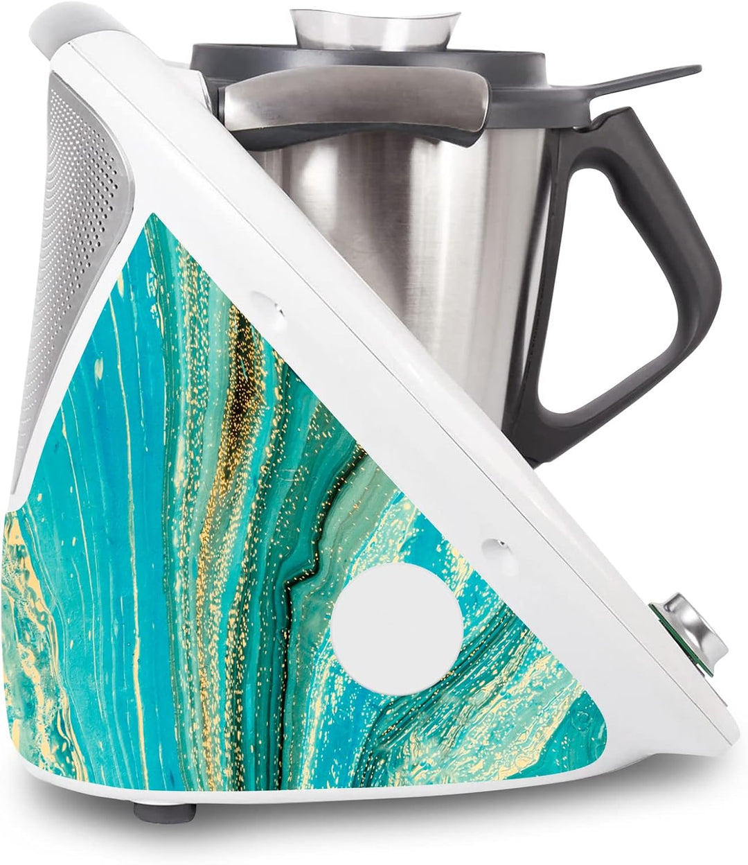 Deko Schutz Aufkleber kompatibel mit Küchenmaschine Thermomix TM6 Design Sticker Klebefolie Zubehör