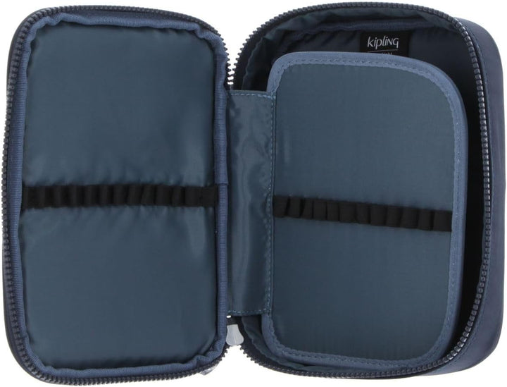 Kipling 100 PENS, Grosses Federmäppchen für bis zu 100 Stifte, 21 cm, 1.5 L, True Blue Tonal, True B