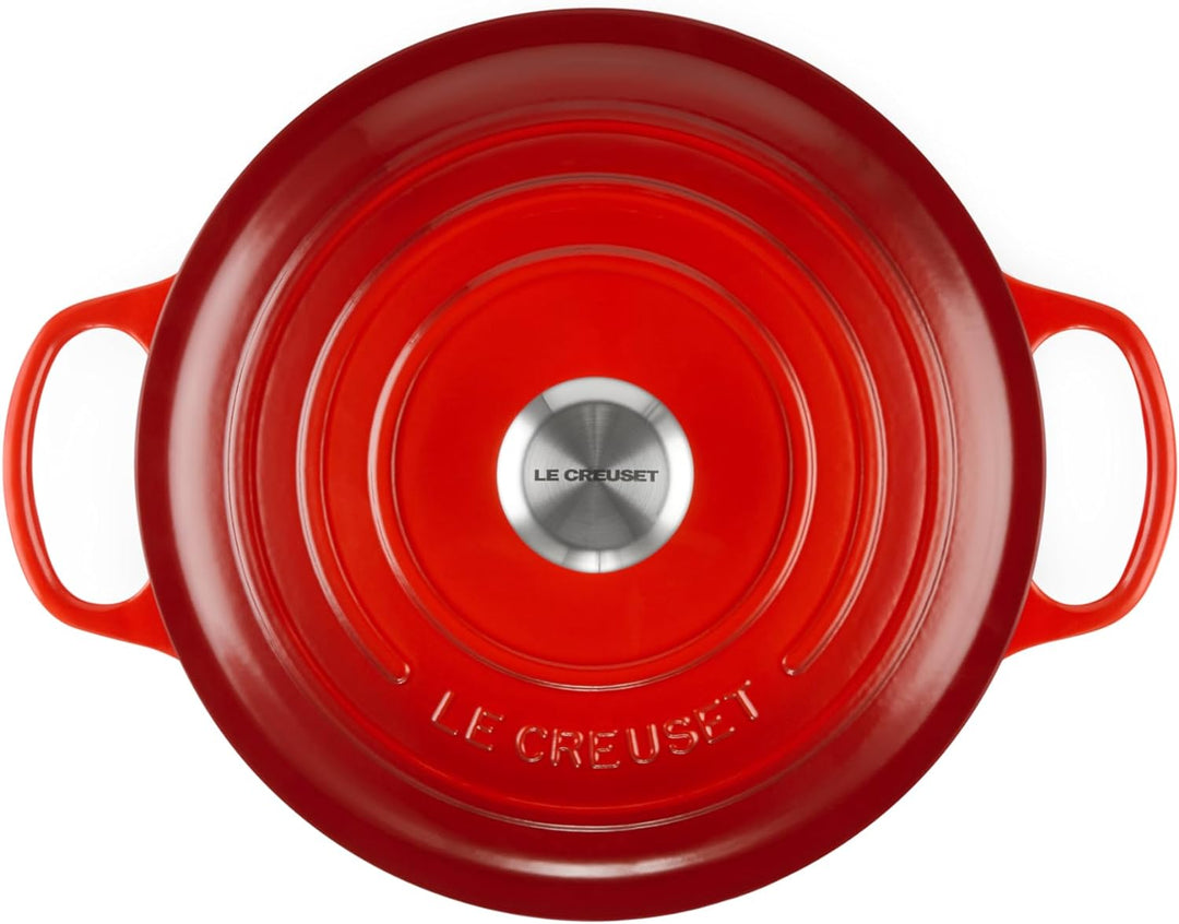 Le Creuset Signature Gusseisen-Bräter mit Deckel, Ø 26 cm, Rund, Für alle Herdarten und Induktion ge