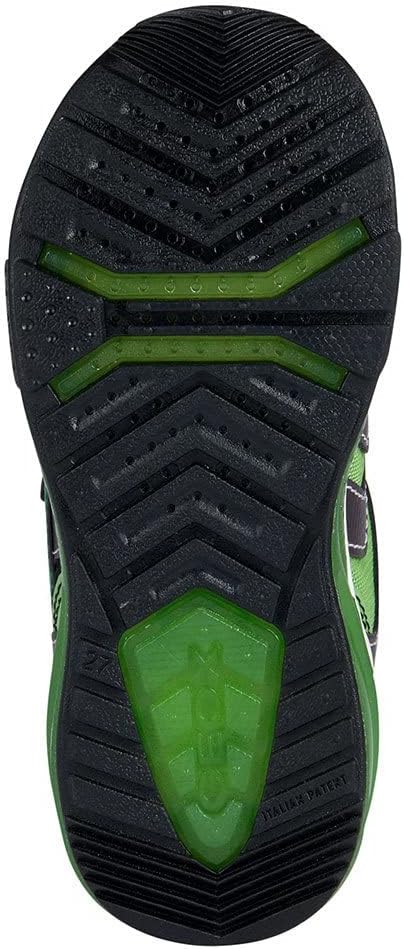 Geox Jungen J Bayonyc Boy Sneaker 31 EU Black Green, 31 EU Black Green