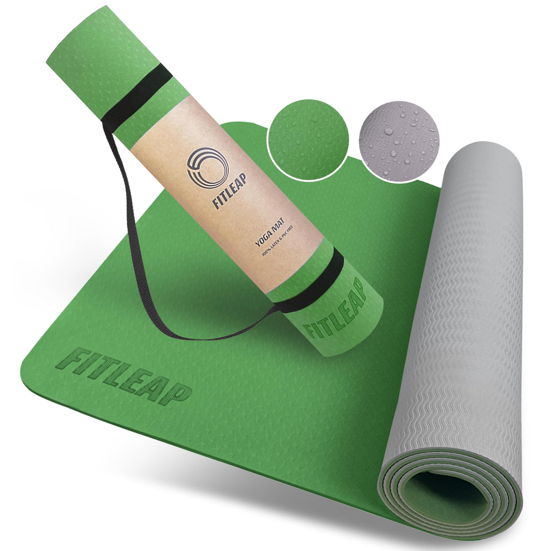 Yoga Matte Pro aus umweltfreundlichem TPE-Schaum, sehr rutschfeste, schadstofffreie, hypoallergene u