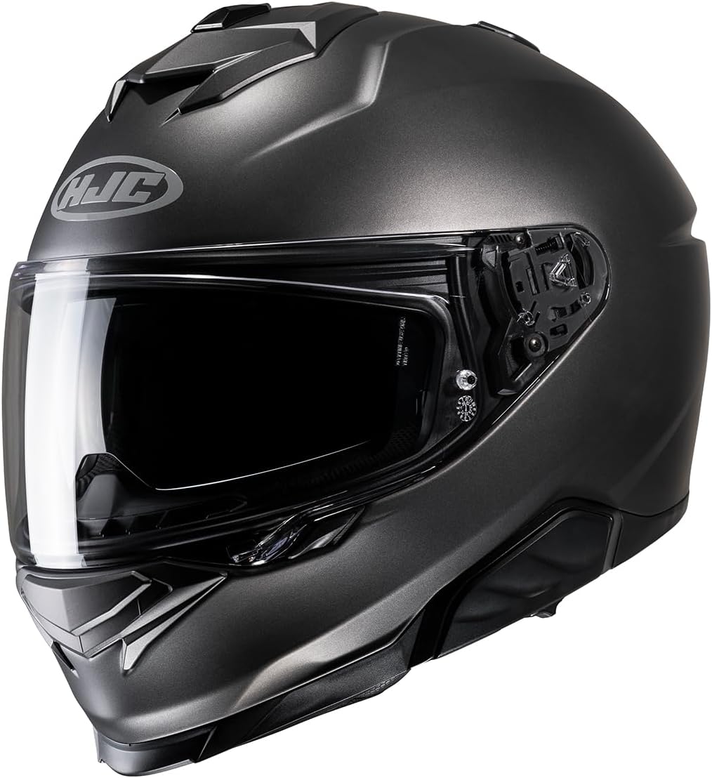 HJC, integralhelme motorrad I71 semi flat titanium, M
