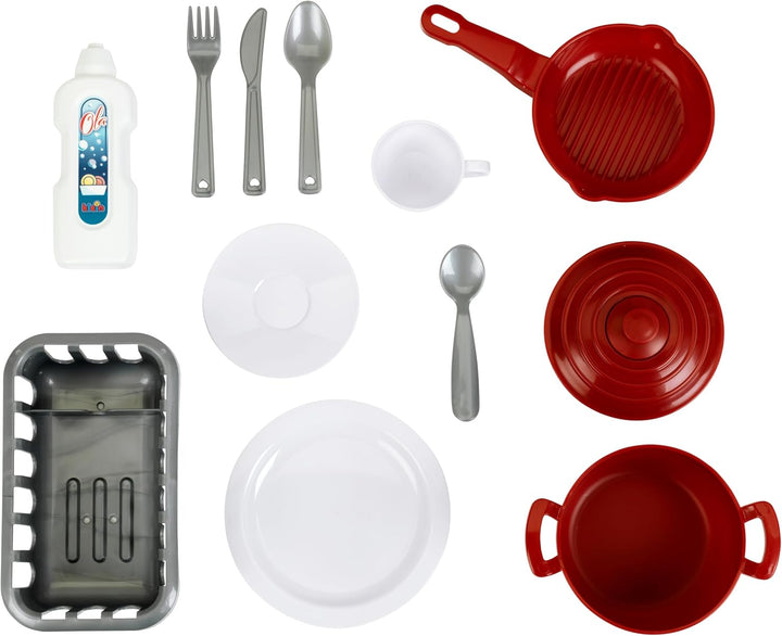 Theo Klein 7110 Bosch - Spüle mit Wasserfunktion und Kochfeld