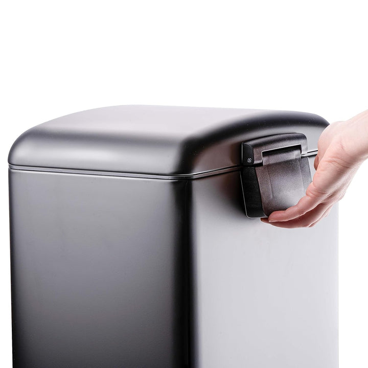 Dirt Devil BLACK+DECKER Tretmülleimer 30L – Mülleimer Küche mit Soft Close – Abfalleimer aus Edelsta