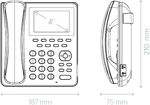 Mobiltelefon für Senioren F721P0107, bunt
