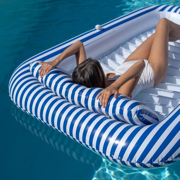 Flamingueo Luftmatratze Pool - Tanning Pool mit Spinkler - Getränkehalter Inklusive - Strapazierfähi