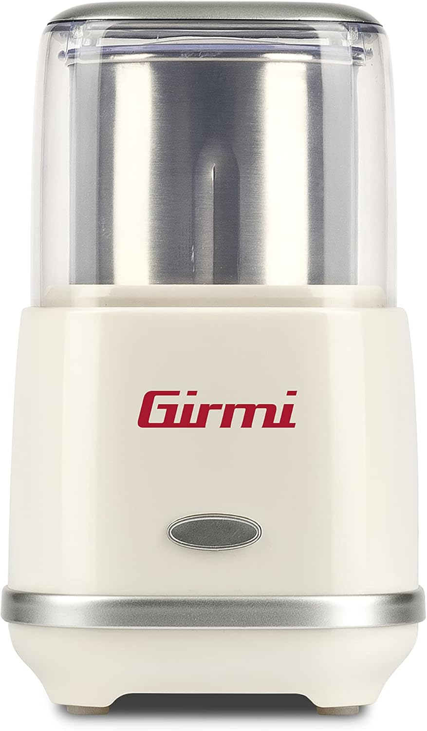 Girmi MC02 Kaffeemühle, 180 W, Doppelter Deckel, Behälter und Klingen aus Edelstahl, Grosse Kapazitä