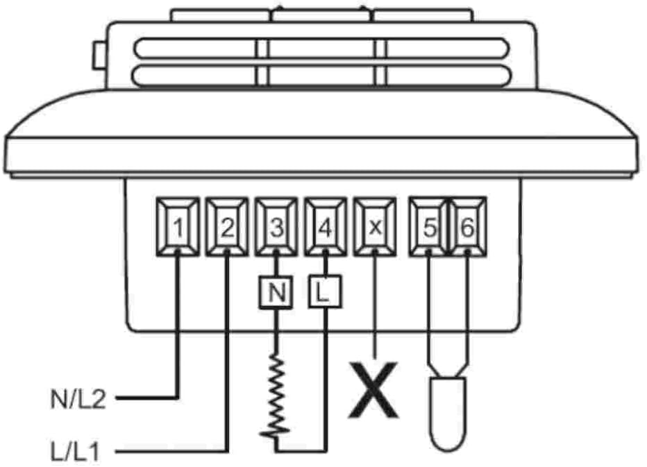 Unterputz OCD4 Thermostat-Regler Temperatur-Regler Raumthermostat Raumregler 2. Ocd4, 2. Ocd4