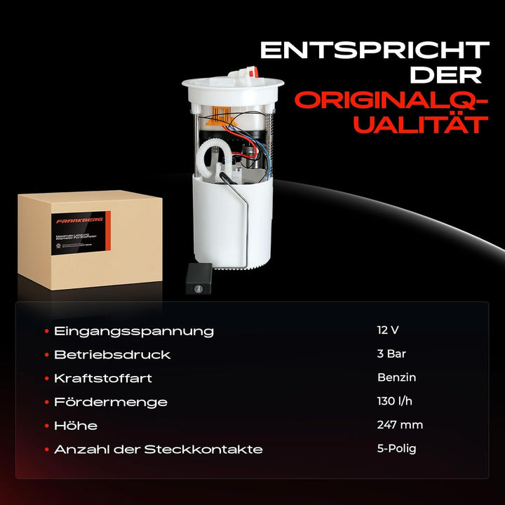 Kraftstoffpumpe Fördereinheit für Galaxy WA6 Mondeo IV BA7 S Max-WA6 1.6L 2.0L 2.3L 2006-2015 150698