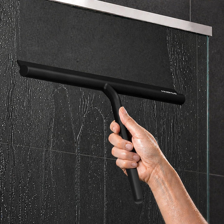 Minismus Duschabzieher - Abzieher für Dusche, Bad, Fliesen, Spiegel, Fenster - inkl. Magnet-Halterun