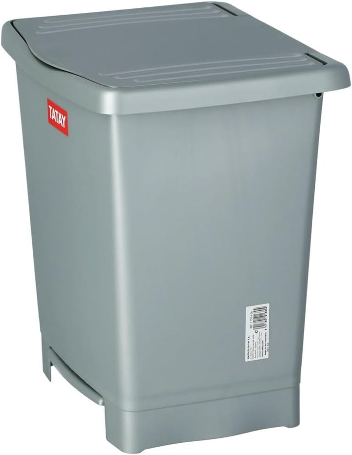 TATAY Millenium Mülleimer mit Pedal 21L | Mattes Finish | Innen und Aussen | Für 20–30L Beutel | BPA