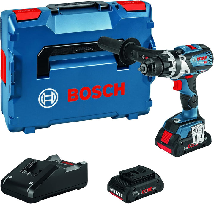 Bosch Professional 18V System Akku Bohrschrauber GSR 18V-110 C (inkl. 2x4.0 Ah ProCore Akku, Ladeger