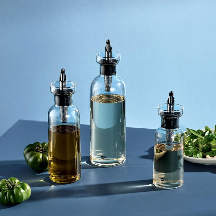 AdHoc BZ79 Ölspender oder Essigspender AromaPour aus Borosilikatglas | elegante Olivenölflasche mit